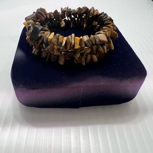Elegant Tigers Eye Wrap Around  Bracelet